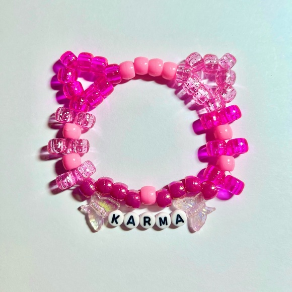 Karma is a Cat Taylor Swift Eras Tour Cat-Shaped Friendship Bracelet - Picture 8 of 11